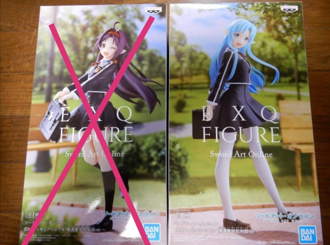 日本直送景品 刀劍神域sao Sword Art Online Asuna 亞絲娜 ソードアート オンラインｅｘｑフィギュア 帰還者学校制服 ｖｅｒ 歸還者學校制服ver 回歸學校制服ver 玩具 遊戲類 玩具