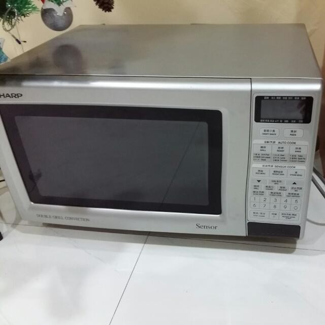Sharp Double Grill/ Convection Microwave Oven R888F, TV & Home