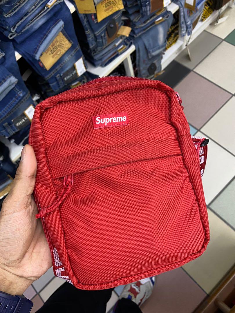Supreme ss18 sling bag Men s Fashion Bags Sling Bags on Carousell