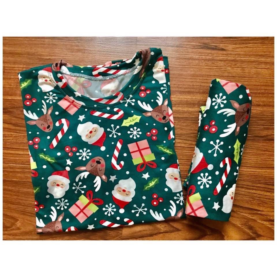 Christmas terno pajama clearance