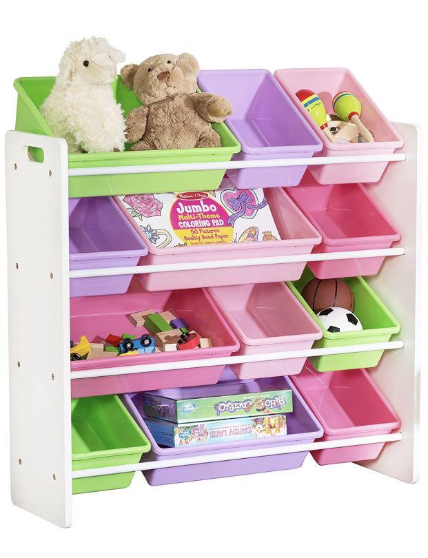 Toy Organizer Toy Storage Rack, Hobbies & Toys, Toys & Games on Carousell