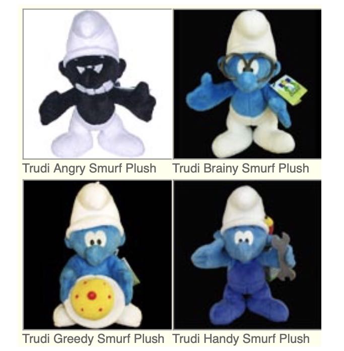 smurf plushies