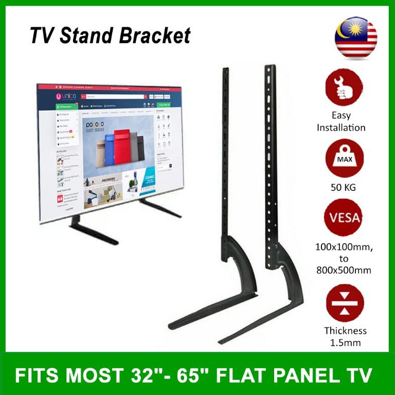 TV Table Mount Desk Stand Bracket for LED LCD 32" 65” inch, Furniture