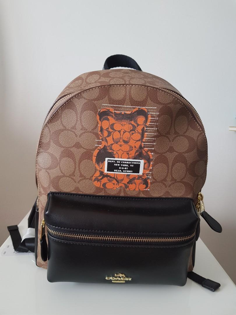 Vandal Gummy Coach medium Charlie Backpack Luxury Bags Wallets