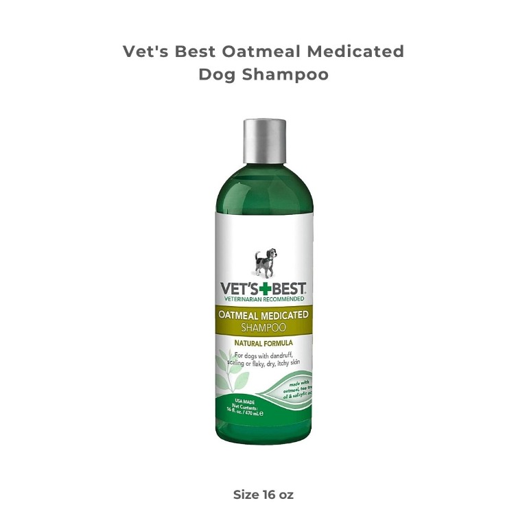 Vet's best oatmeal medicated dog shampoo sales