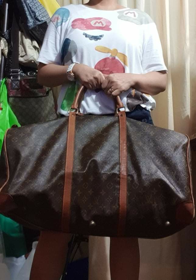 buste Lang rysten Vintage Louis Vuitton Keepall 60, Luxury, Bags & Wallets on Carousell