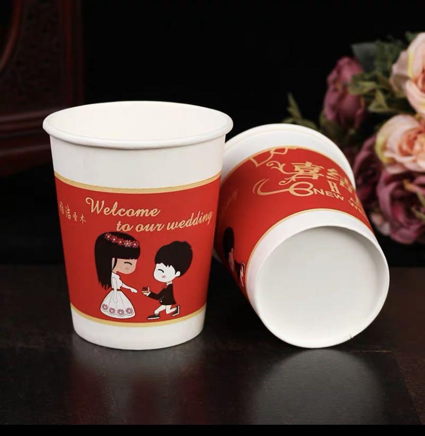 Wedding Disposable Cups Design 3, Everything Else on Carousell