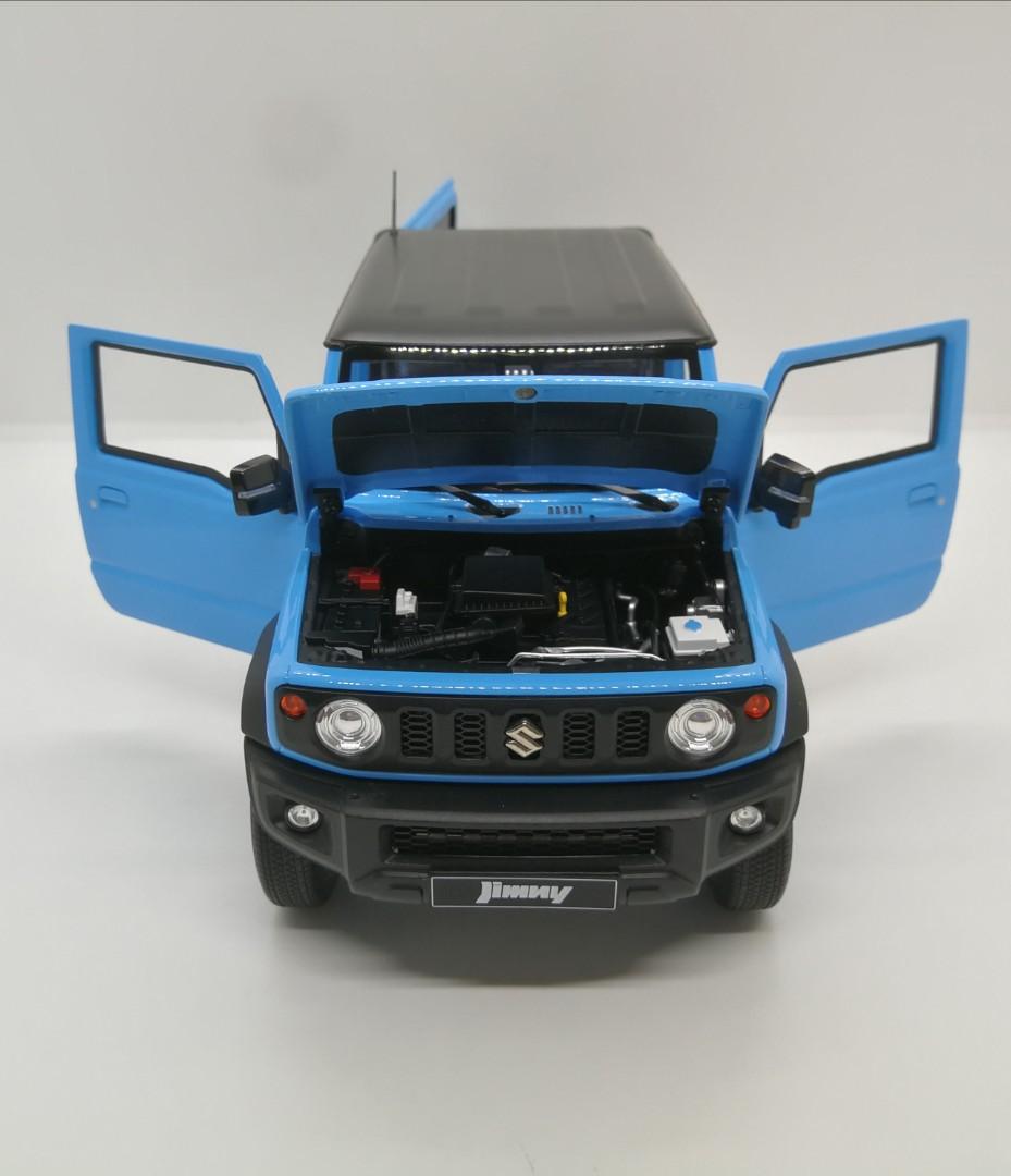 1/18 Suzuki Jimny Diecast Scale Model Toy Car Color Blue, Hobbies