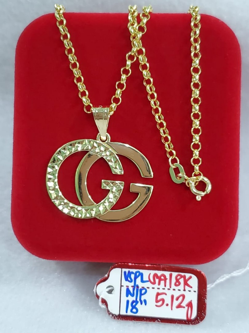 Gold gucci necklace womens outlet