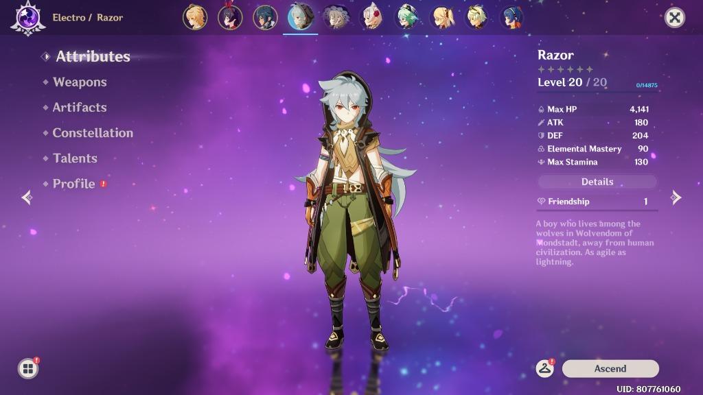 4 Genshin Impact Account Ar10 Asia Server Video Gaming Video Games On Carousell