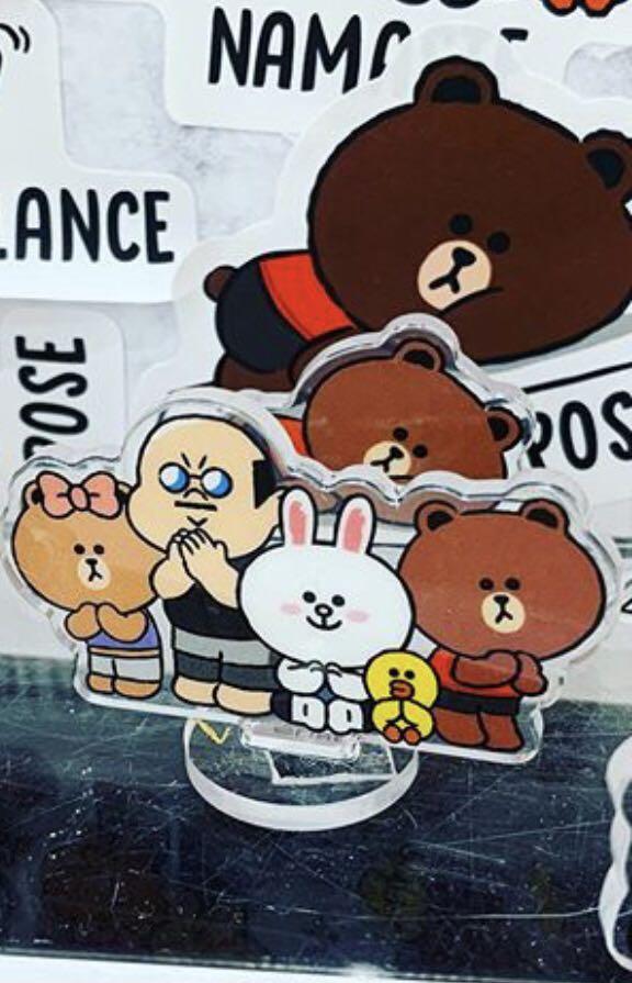 徵line Friends Yoga立牌 玩具 遊戲類 玩具 Carousell