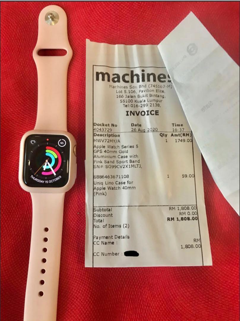 Apple Watch Series 5 40mm Women S Fashion Watches On Carousell