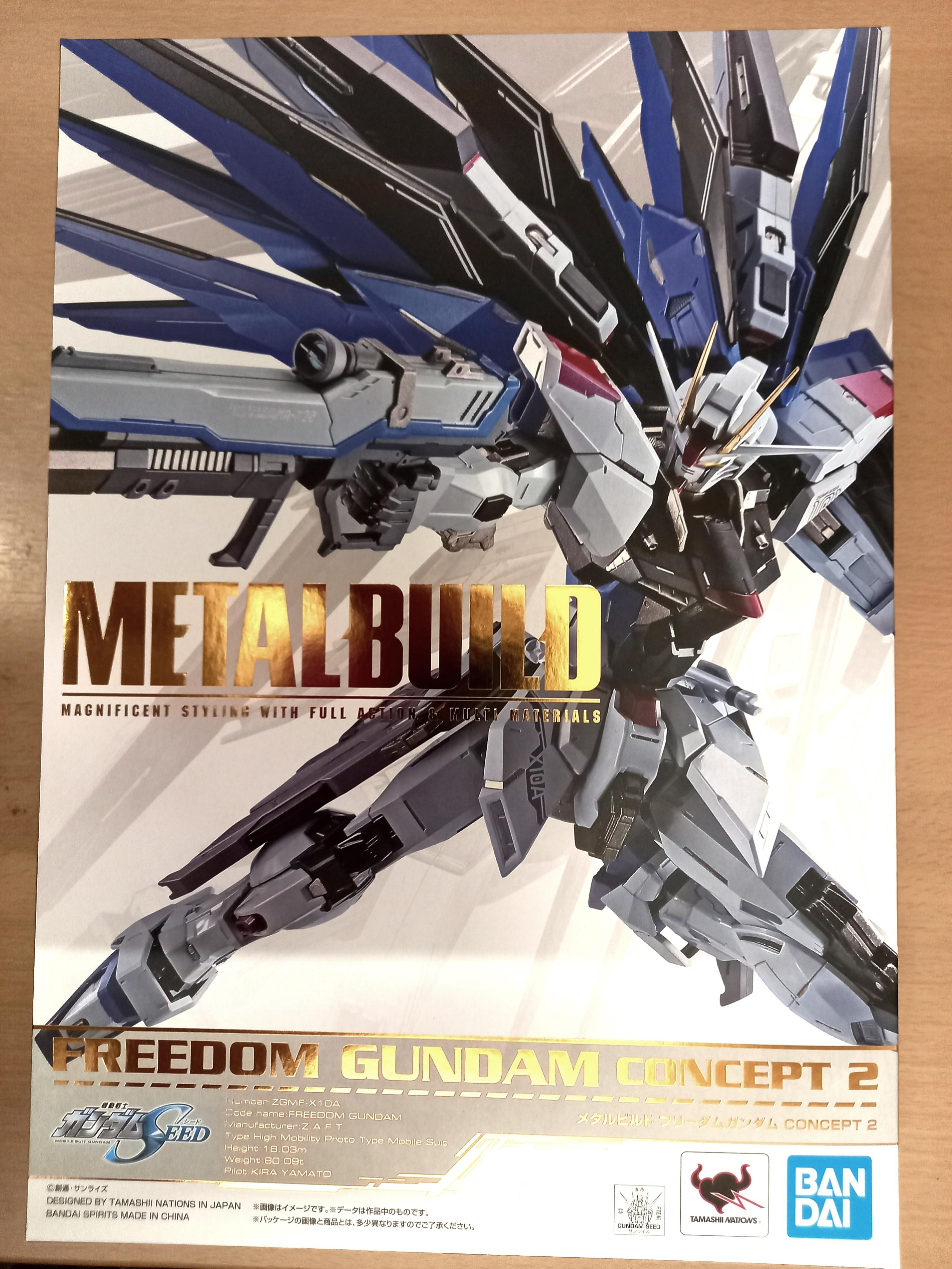 Bandai 日版Metal Build Freedom Gundam Concept 2 Action Figure