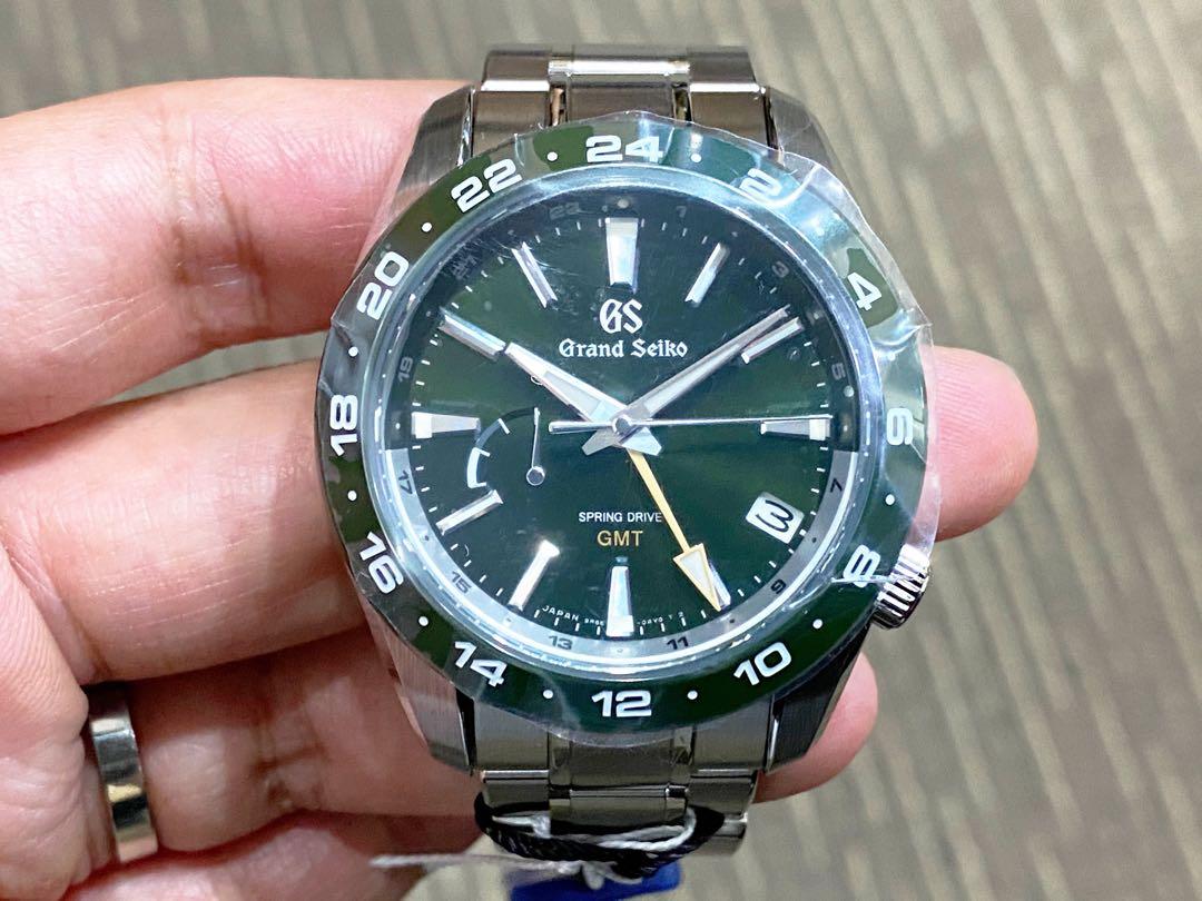 Brand New Grand Seiko Spring Drive GMT Sport  Green SBGE257, Luxury,  Watches on Carousell