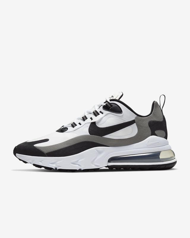 BRAND NEW NIKE Men s Air Max 270 React Shoes in White Black Men s
