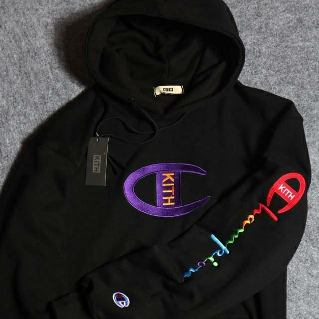 Kith x champion hoodie hot sale
