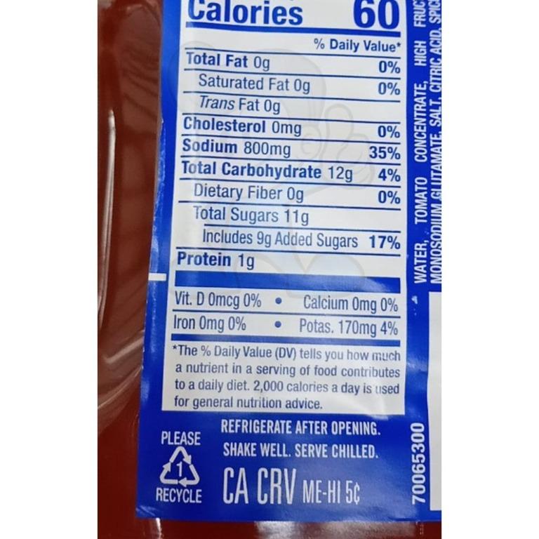 Clamato Tomato Cocktail 64 oz, Food & Drinks, Beverages on ...