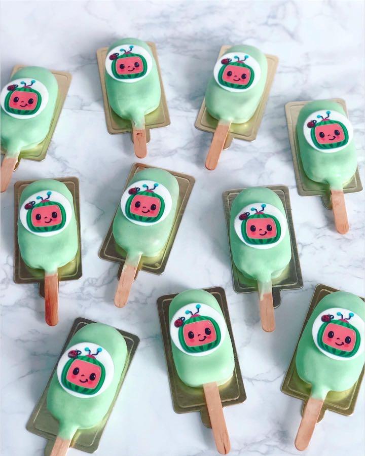 Cocomelon Cakesicles Halal Food Drinks Homemade Bakes On Carousell