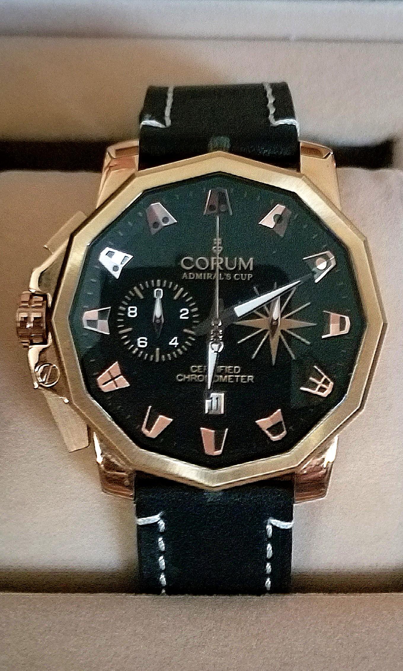 CORUM ADMIRAL S CUP CERTIFIED CHRONOMETER AUTOMATIC MEN WATCH
