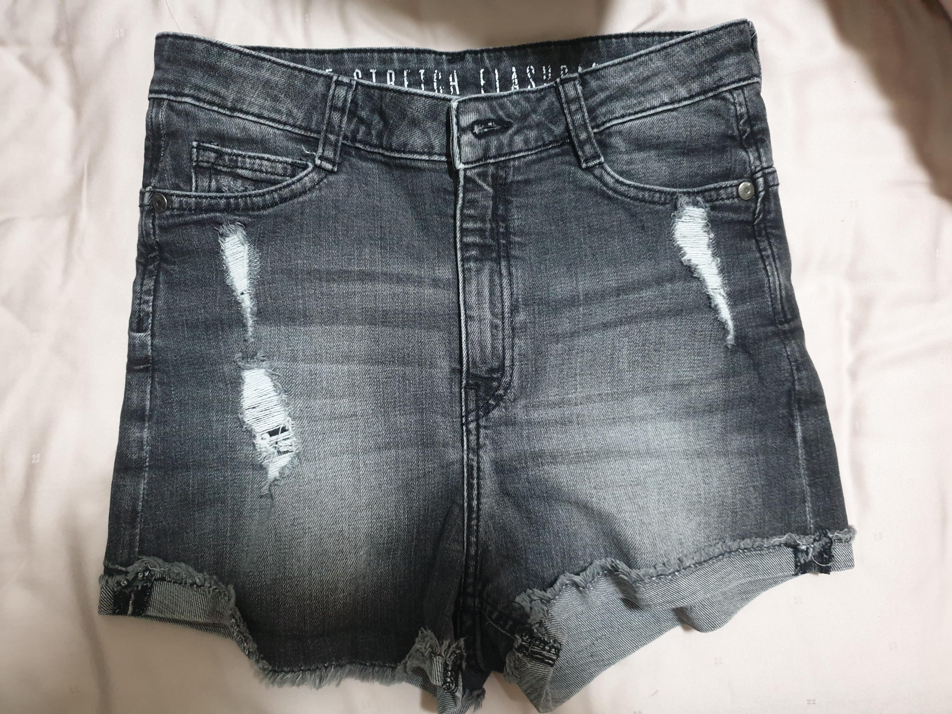 Cotton On highwaisted denim shorts, Women's Fashion, Bottoms