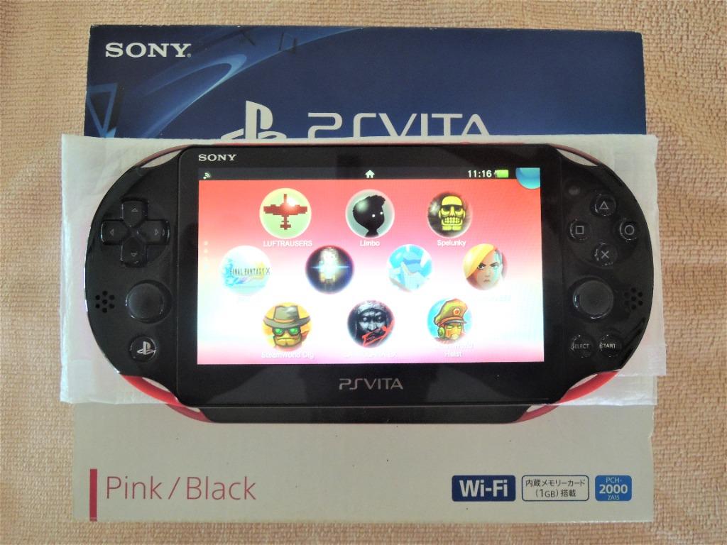 Custom 128GB Sony PlayStation PS Vita Black-Pink with 70++ games |  Jailbreak Henkaku Enso