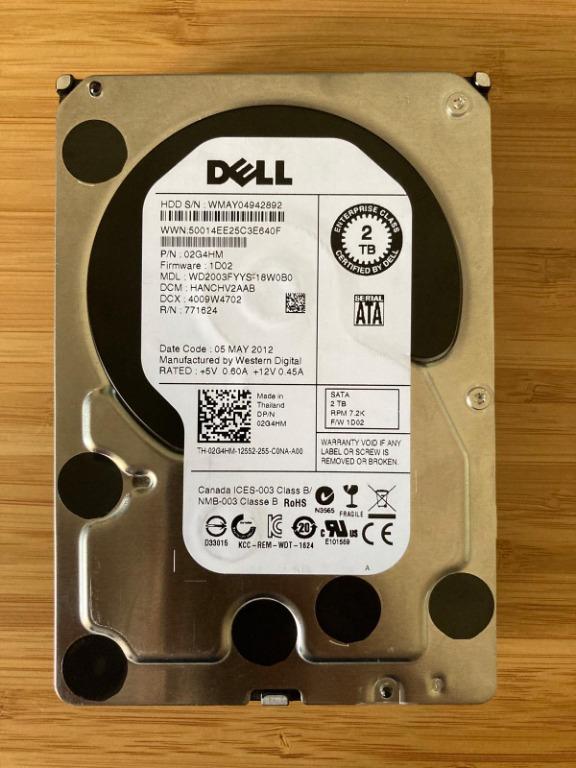 Dell/Western Digital (WD) 2TB Hard Drive (HDD), Computers  Tech, Parts   Accessories, Hard Disks  Thumbdrives on Carousell