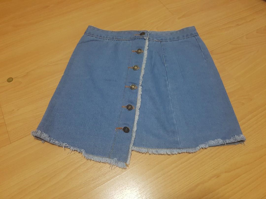 Jean skirt $10 cheap