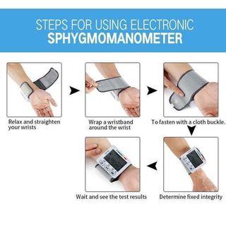 Digital Wrist Blood Pressure & Hear Beat Meter