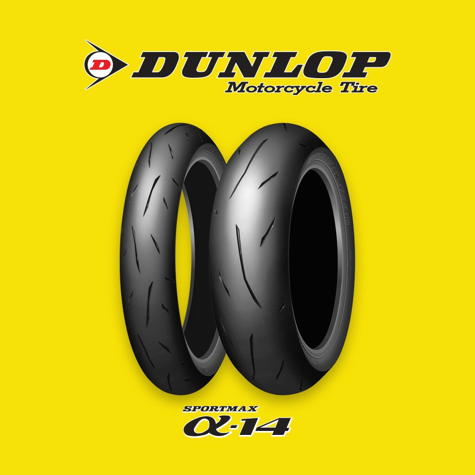 Dunlop SPORTMAX Alpha-14 Motorcycle Tyres, Motorcycles, Motorcycle