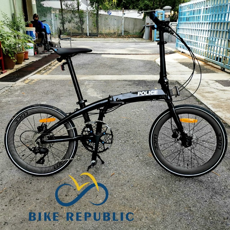 Element Folding Bike Ecosmo Police 11