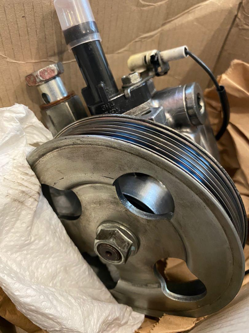 Evo X Power Steering Pump, Car Accessories, Accessories on Carousell