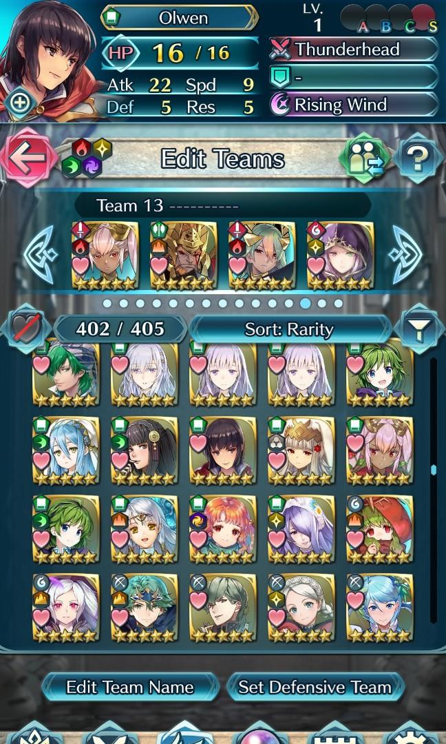 Fire emblem heroes account, Video Gaming, Gaming Accessories, Game Gift