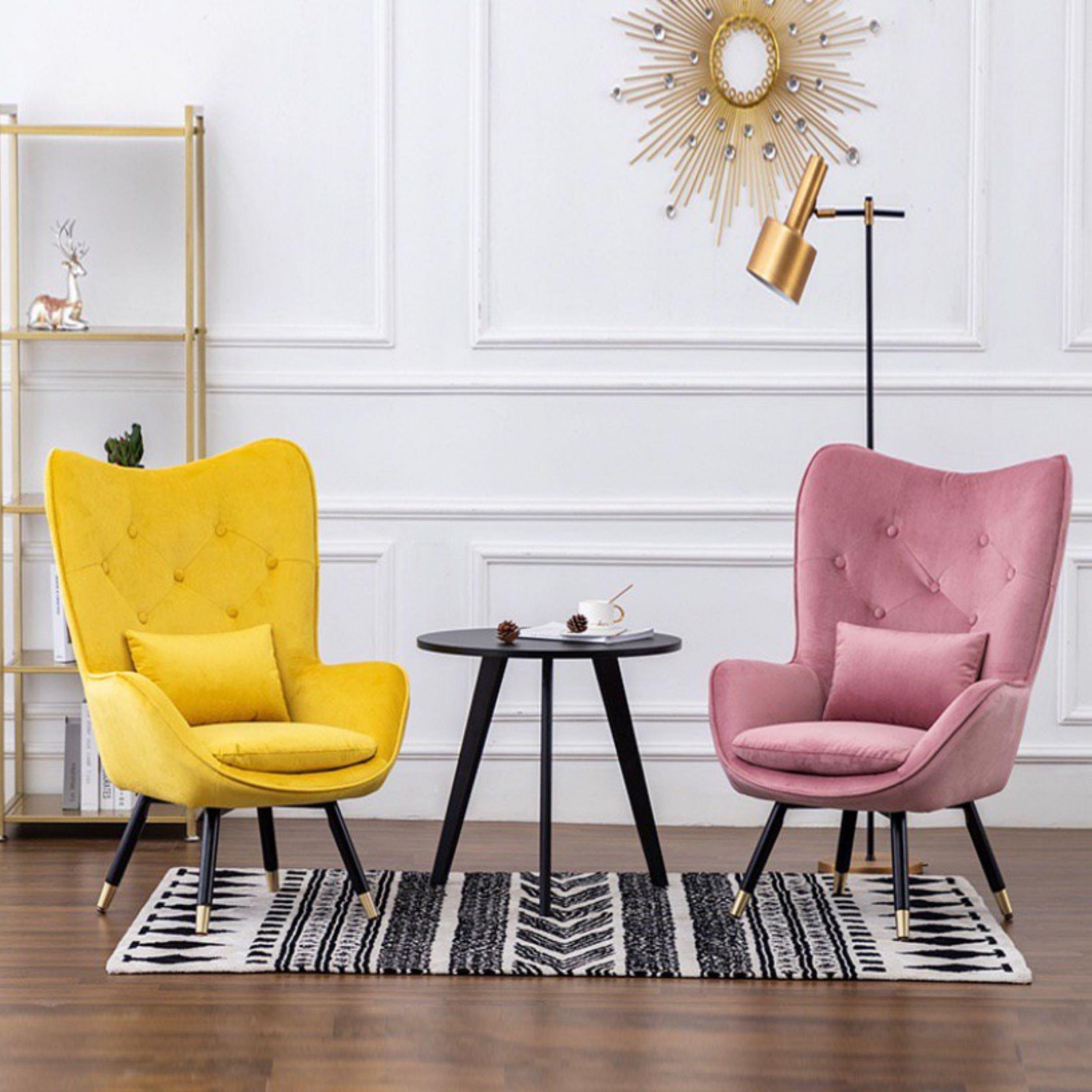 Stonefort tufted store velvet chair