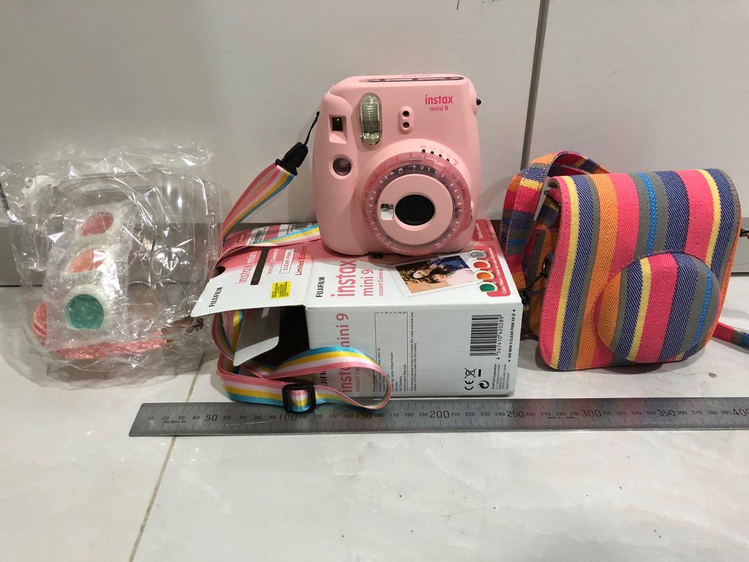 Fujifilm Instax Mini Clear pink, Photography, Cameras on Carousell
