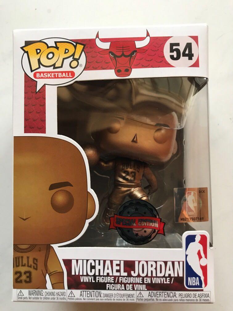 Funko POP! NBA Chicago Bulls - Michael Jordan Bronze #54 Special