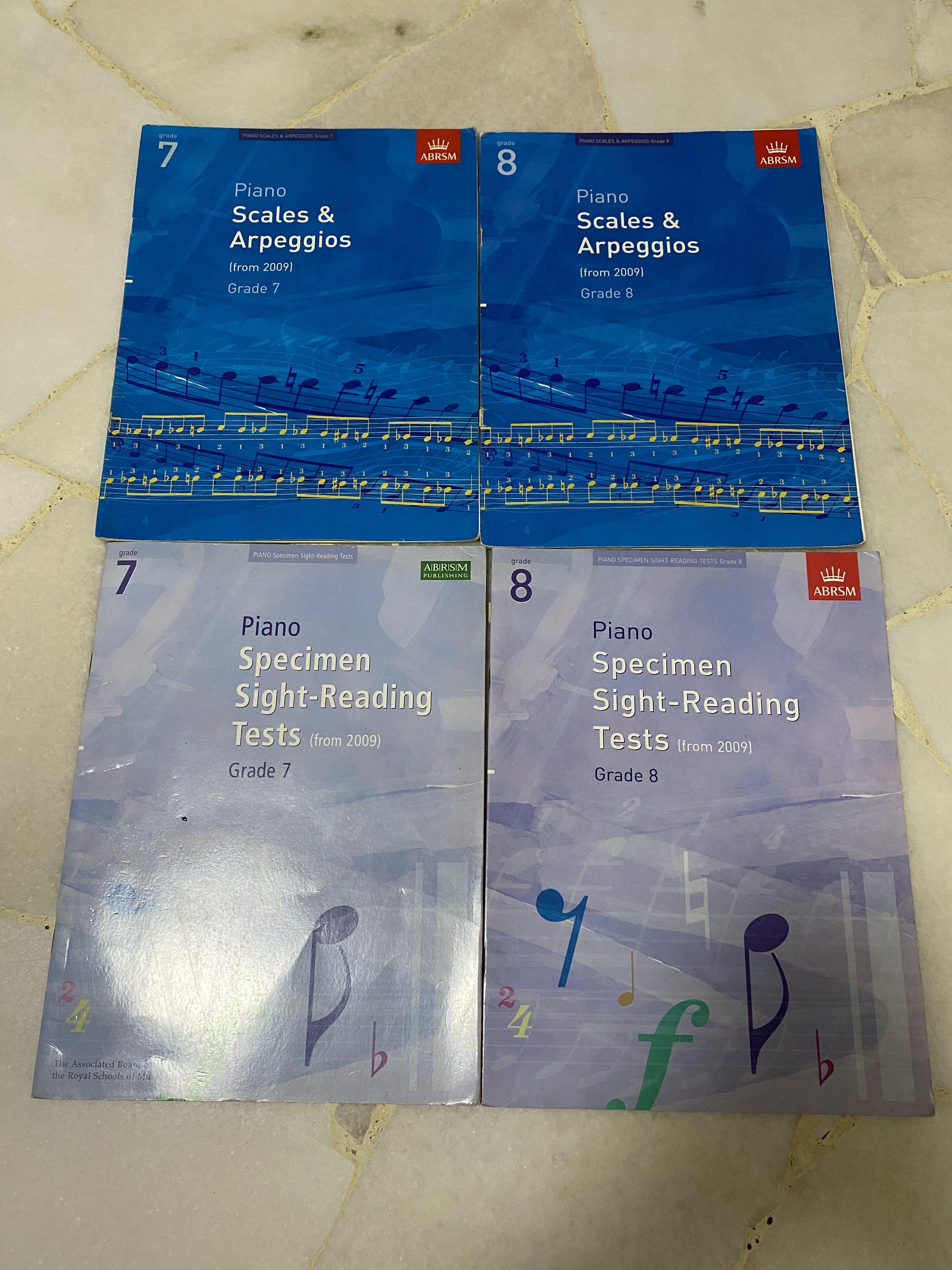 Grade 8 Piano Scales & Arpeggios and SightReading Tests, Hobbies