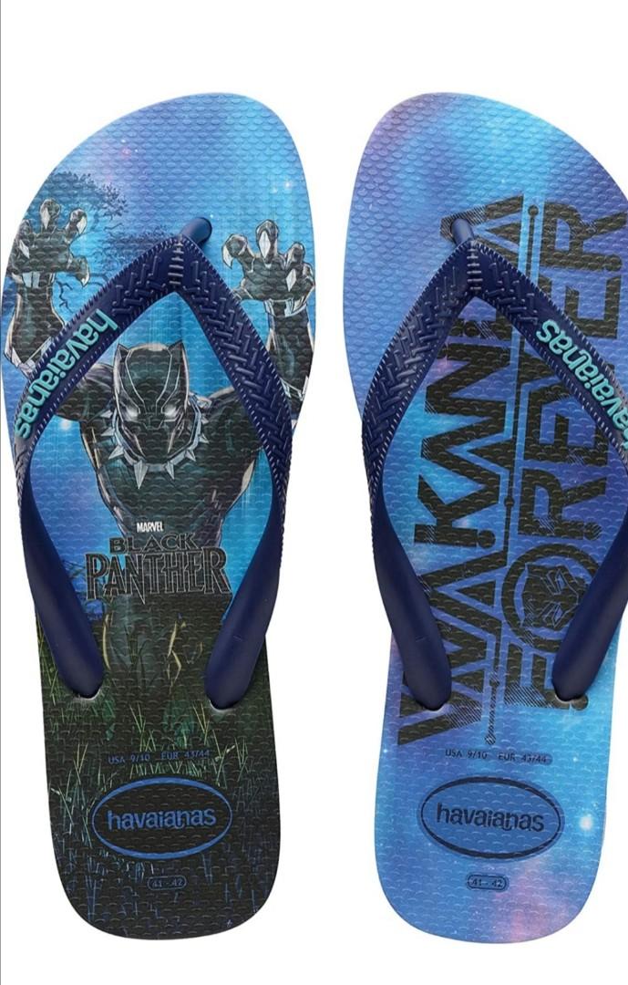 Black panther hot sale flip flops