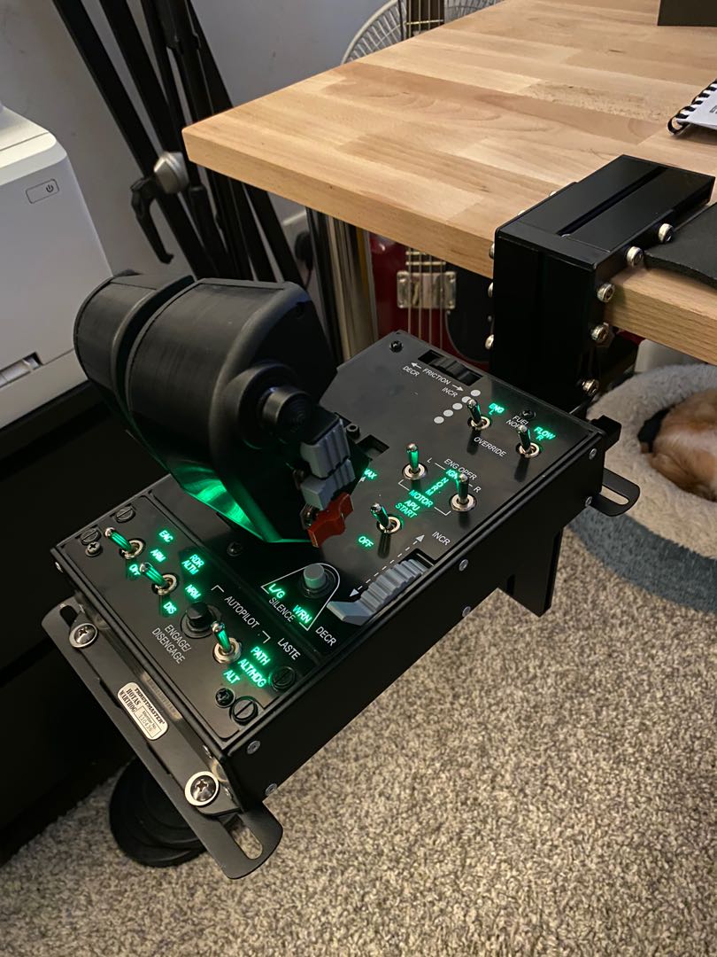 Hotas flight stick desk mount by J Pein, Electronics, Computer Parts