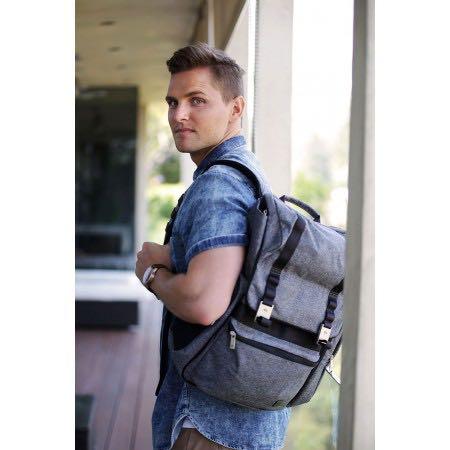 Jujube XY Collection Hatch Diaper Backpack Grey Matter Babies Kids Going Out Diaper Bags Wetbags on Carousell