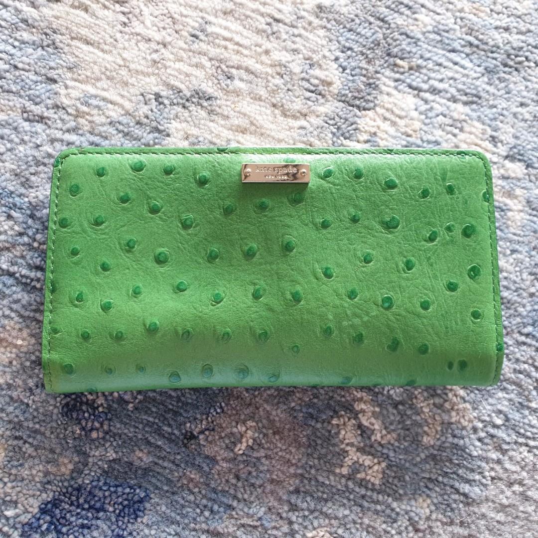 Kate spade on sale ostrich wallet