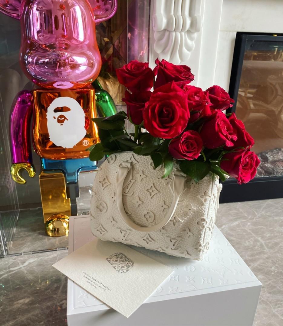 Louis Vuitton Speedy Bag-Shaped Flower Vase, Furniture & Home Living, Home  Improvement & Organisation, Storage Boxes & Baskets on Carousell