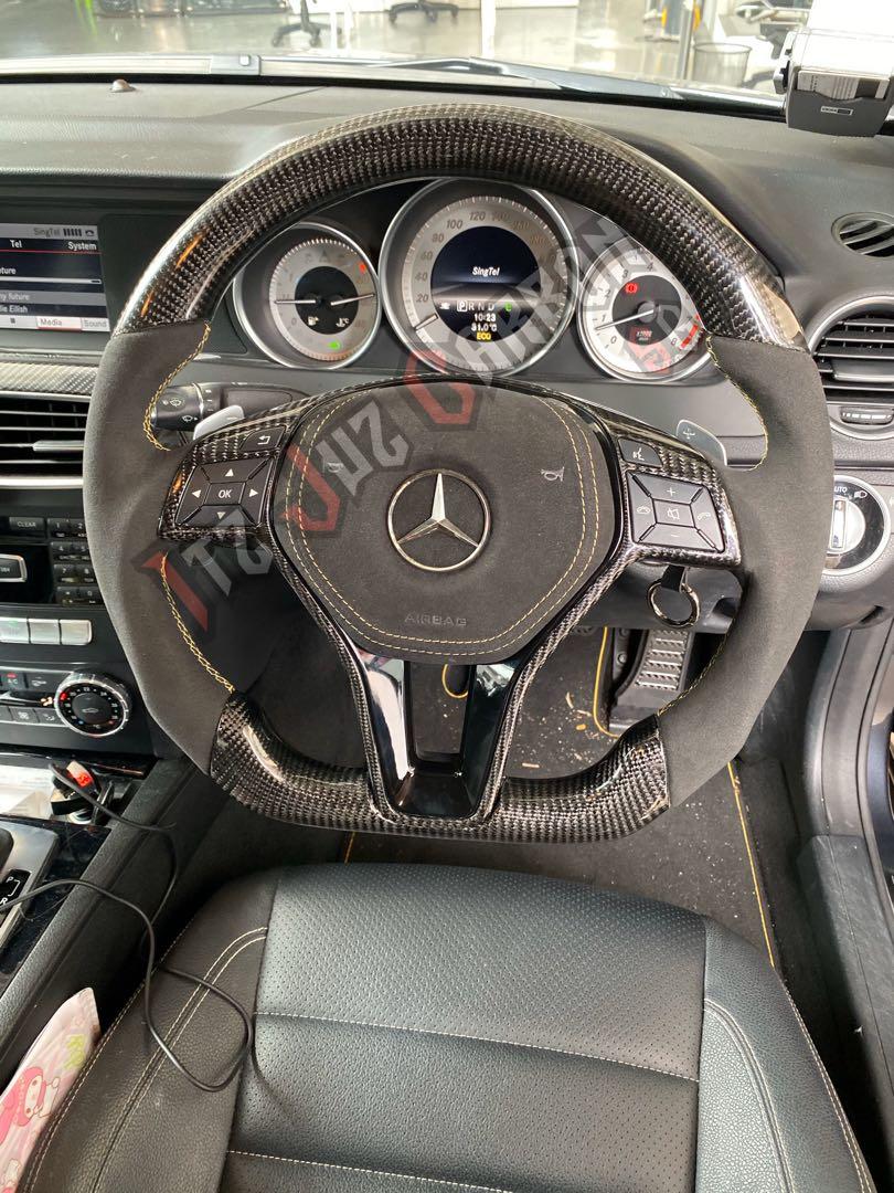 Mercedes C180 W204 Carbon fibre steering wheel, Car Accessories