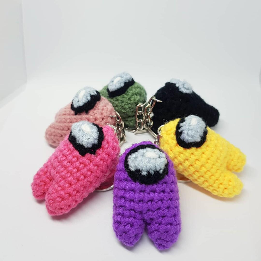 MINI Among Us Crochet Amigurumi (Customisable), Hobbies & Toys