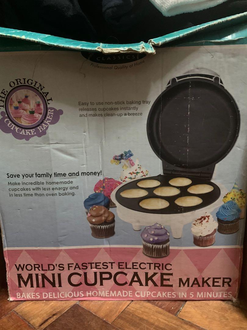 Mini Cupcake Maker (Category: Bakeware) located in Manila. Submitted by mabuhaymiles (Listing ID 1042373417, Image 1). Description: Complete. Good condition Original price: 2800 pesos .