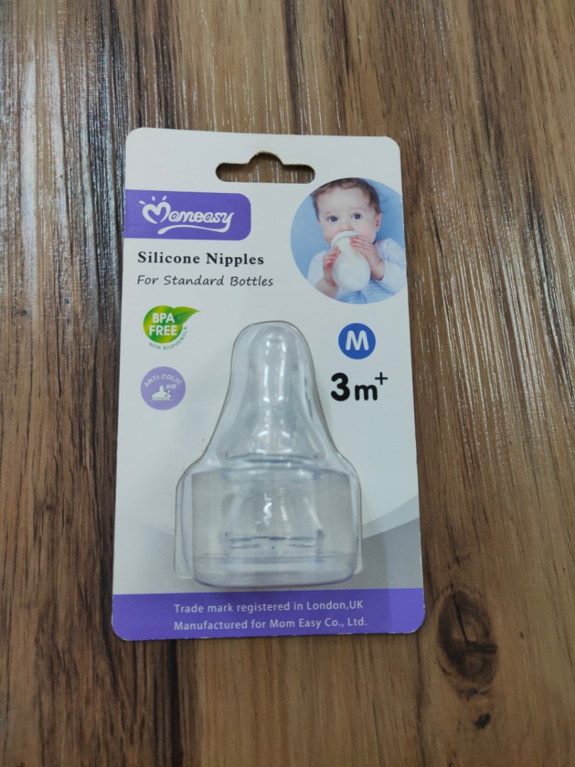 momeasy silicone nipples for standard bottle, Babies & Kids, Nursing