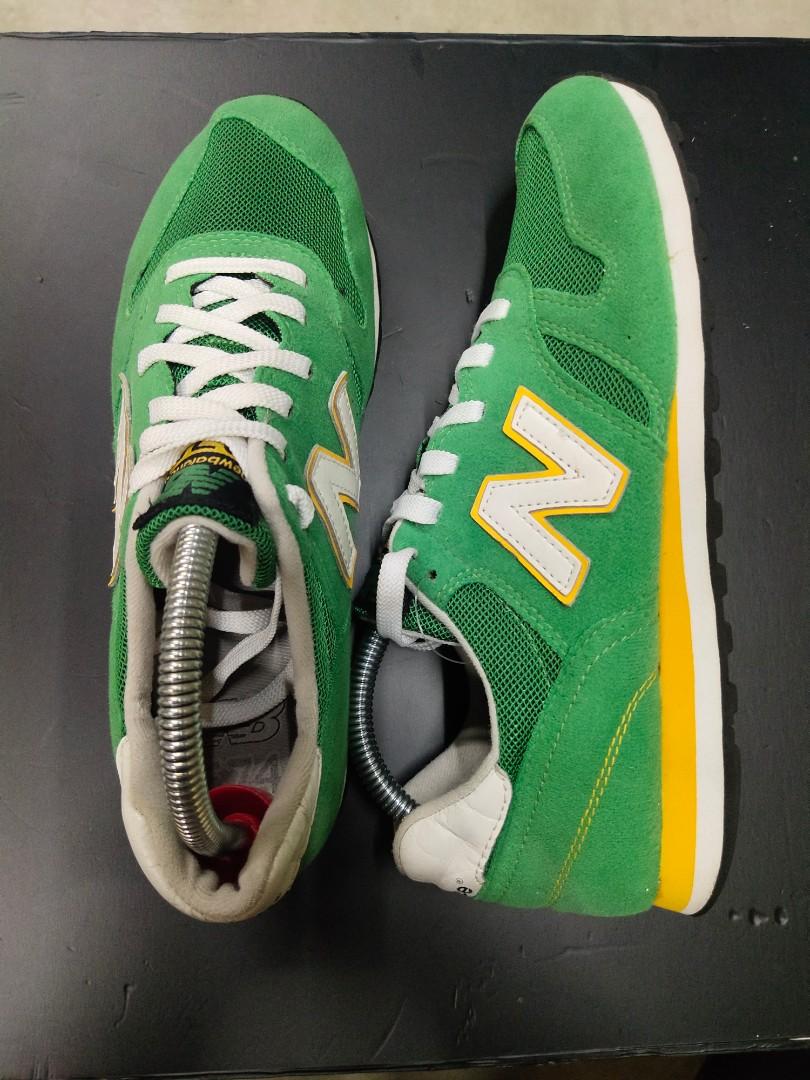 New balance hijau kuning Men s Fashion Footwear Sneakers on