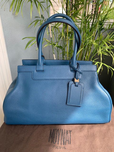 Moynat - Blue and Red 'Pauline' bag.