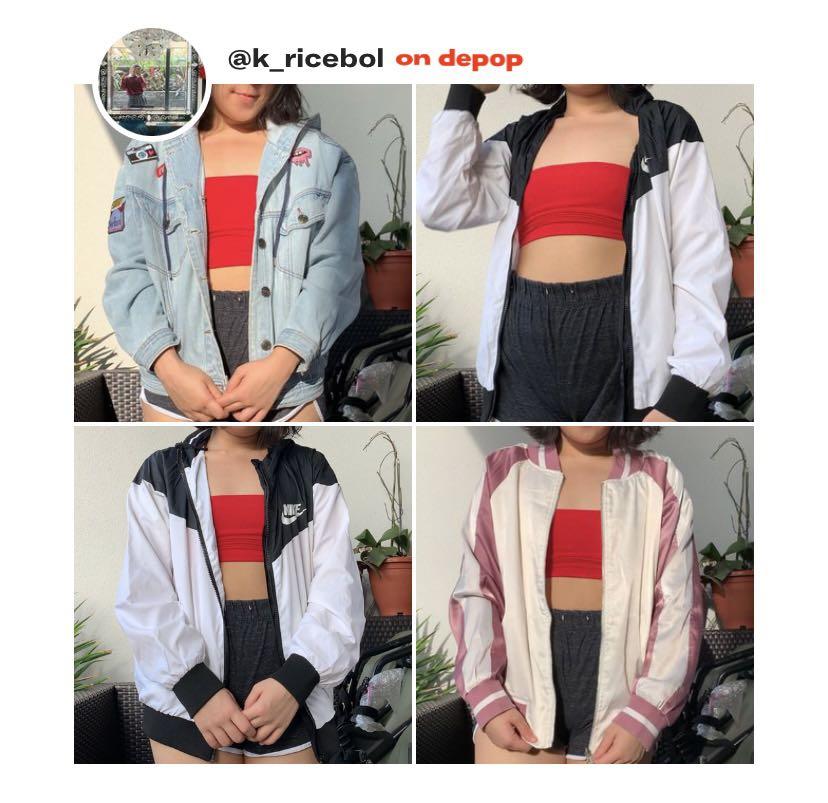 nike silk jacket
