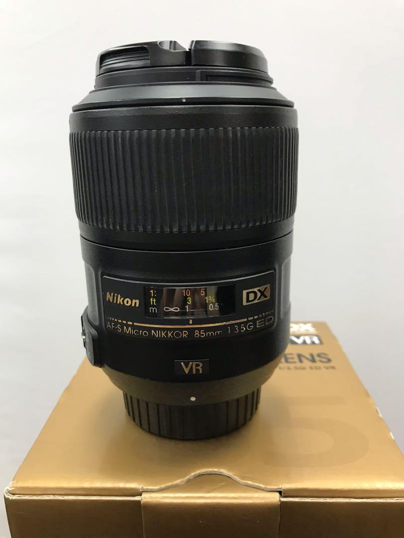 Nikon AF-S DX Micro 85mm F3.5 G ED VR, 攝影器材, 鏡頭及裝備- Carousell