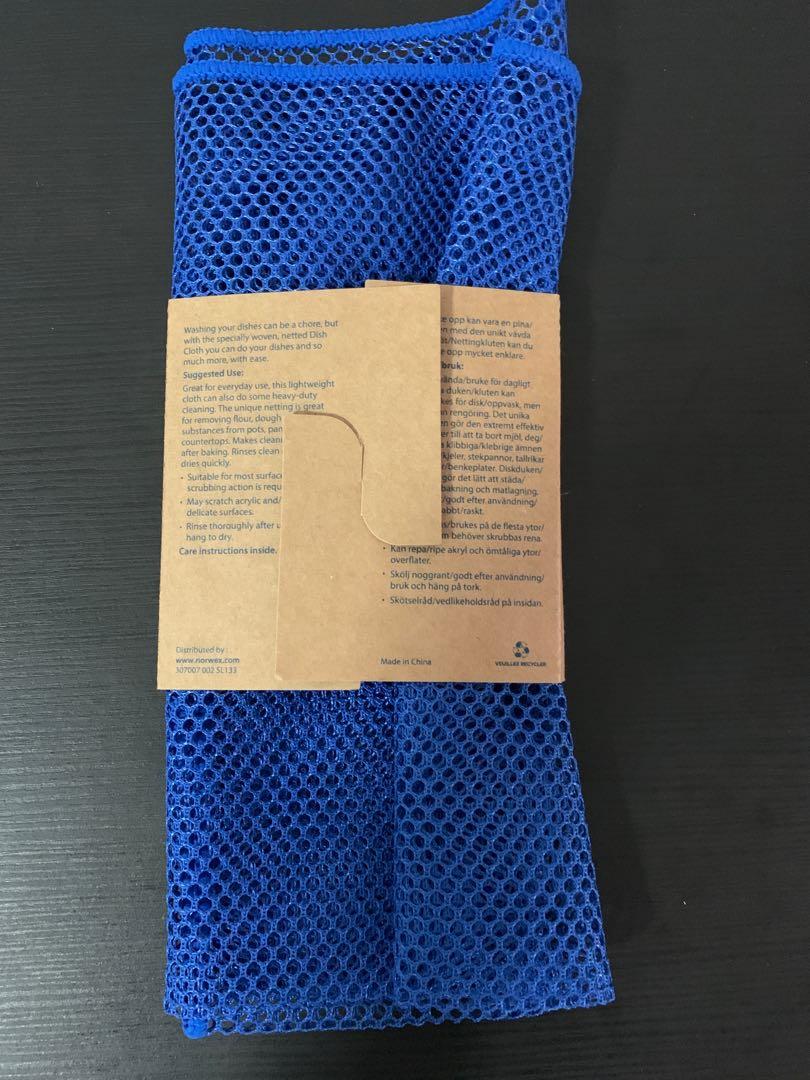 norwex dish cloth blue